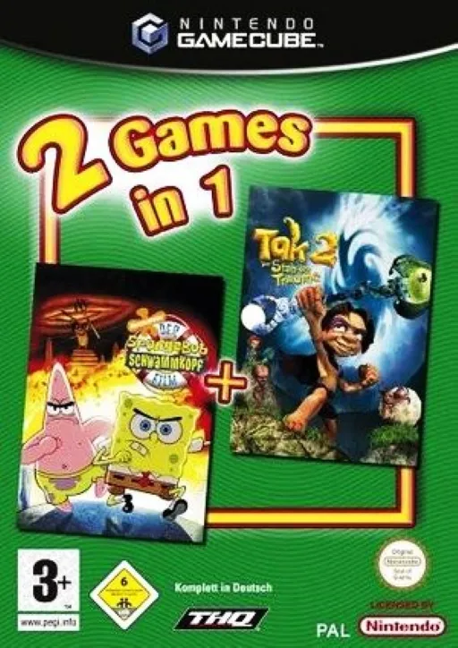 2 Games in 1 - Nickelodeon SpongeBob Schwammkopf - Der Film + Nickelodeon Tak 2 - Der Stab der Traeume (Germany) (Disc 2)